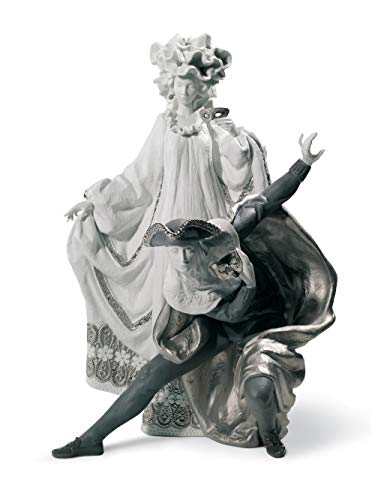 Lladró Carnevale Veneziano Coppia Argento Edizione Limitata