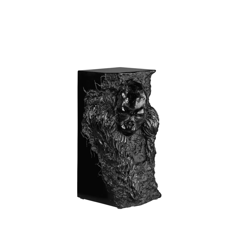 Lalique Gorilla Scultura Cristallo Nero Ed. Limitata