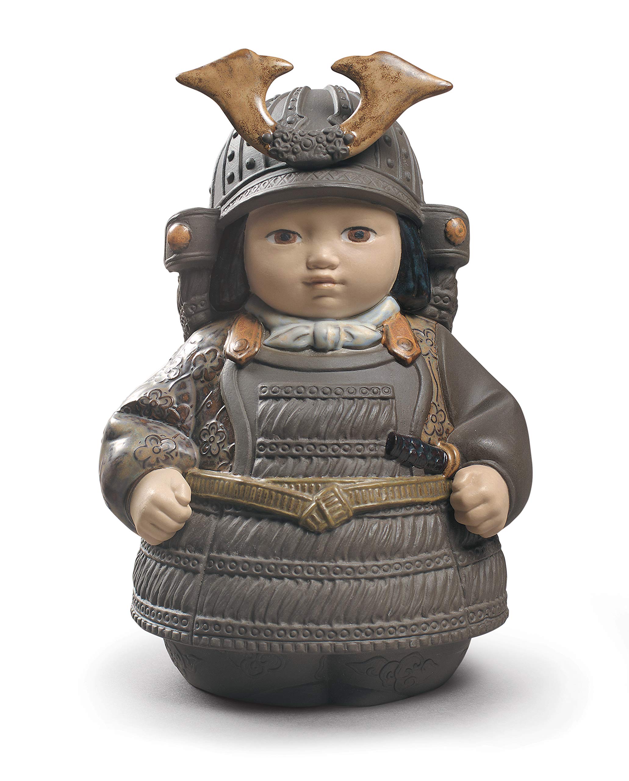 Lladró Sculture Samurai Toy figurina porcellana bianca