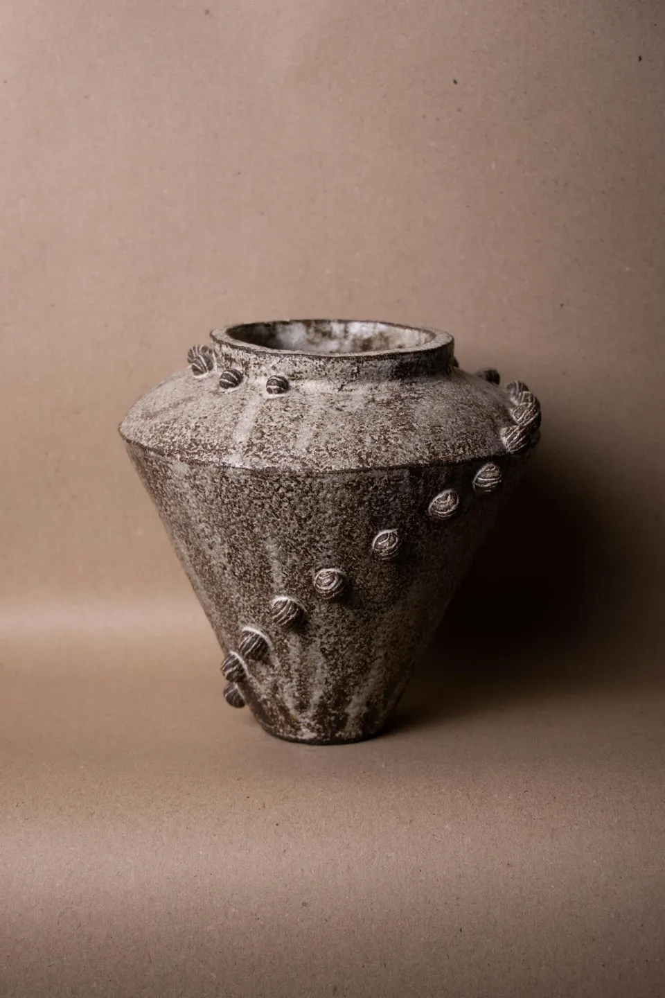 ClaireLune Ricordi vaso ceramica nero 18 cm