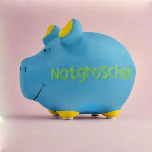 Sparschwein Company Kleinschweine Notgroschen salvadanaio blu