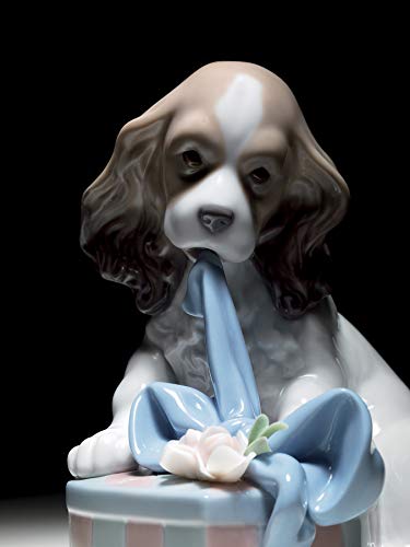 Lladró Sculture Sono Impaziente figurina porcellana cane fatto a mano