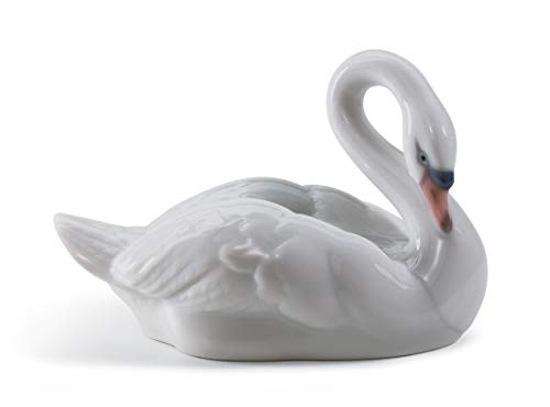 Lladró Sculture Cigno Elegante figura porcellana 7 cm
