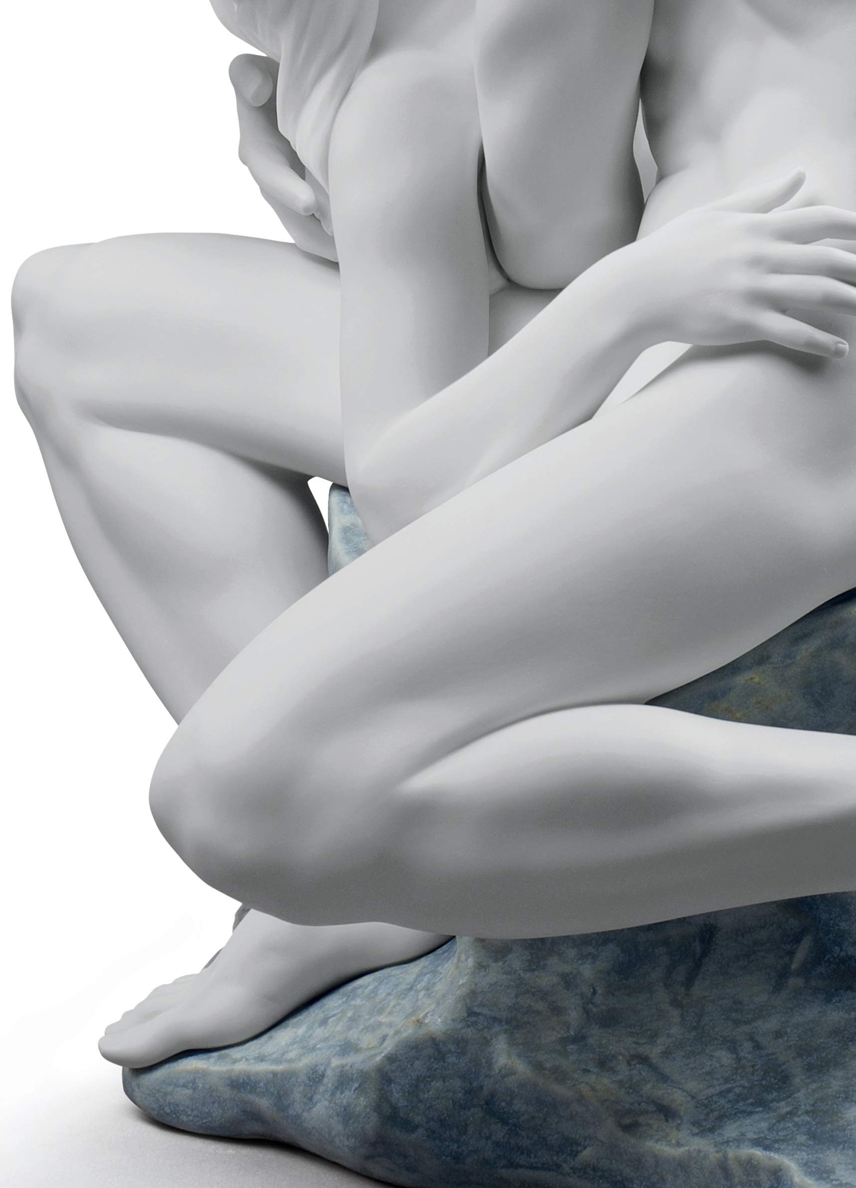 Lladró Alta Porcellana Coppia Bacio scultura innamorati