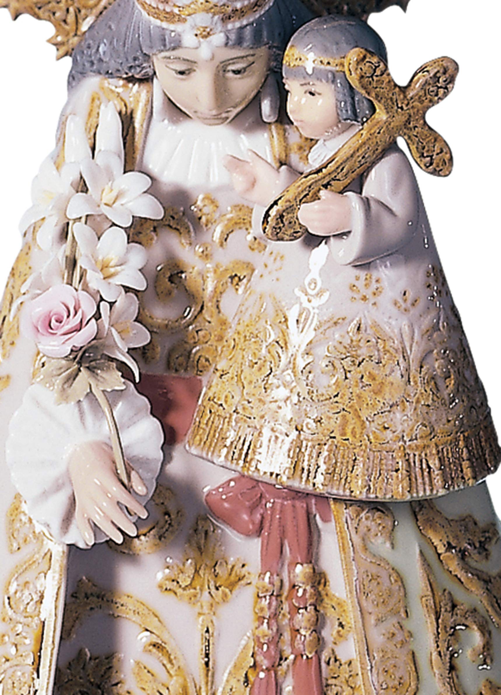 Lladró Vergine Abbandonati scultura madonna porcellana