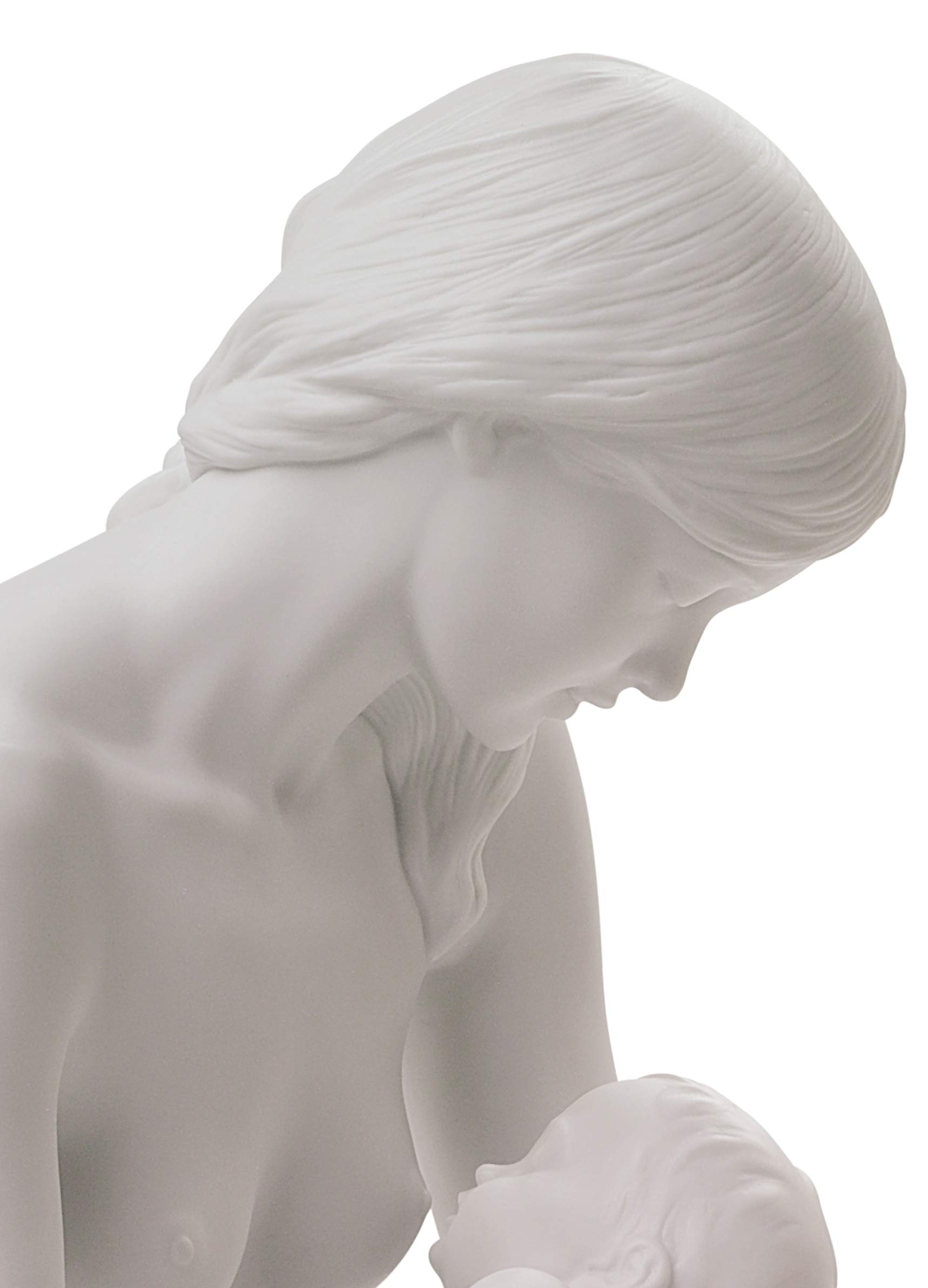 Lladró Sculture Madre Vincolo Vitale statua madre porcellana bianca