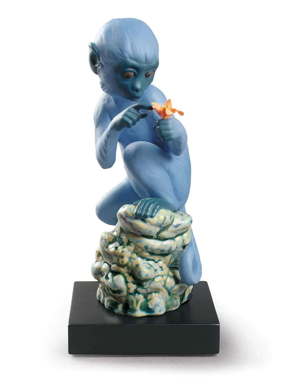 Lladró Sculture La Scimmia figurina porcellana edizione limitata