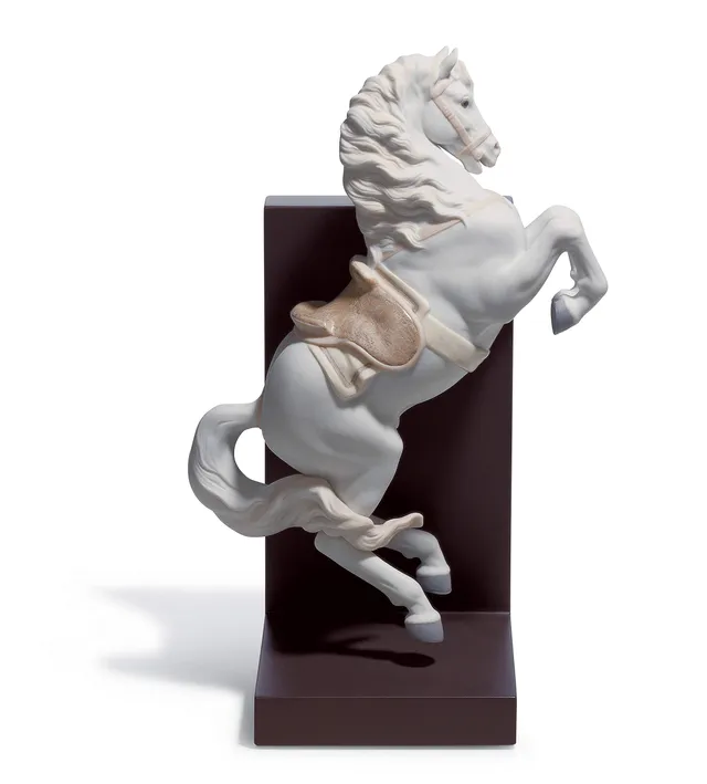 Lladró Cavallo In Courbette figurina porcellana cavallo
