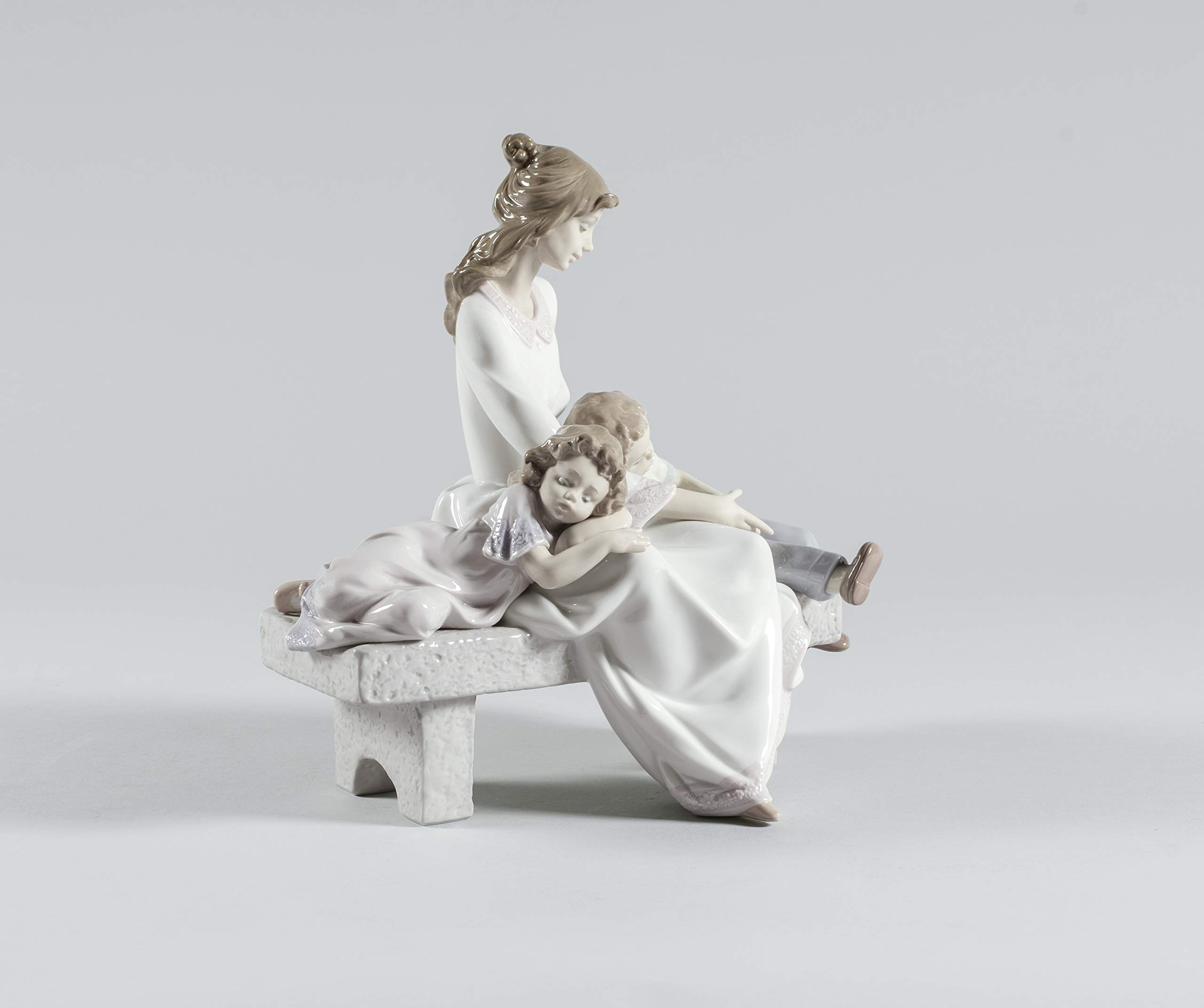 Lladró Sculture Madre Stanchi di Giocare figurina porcellana