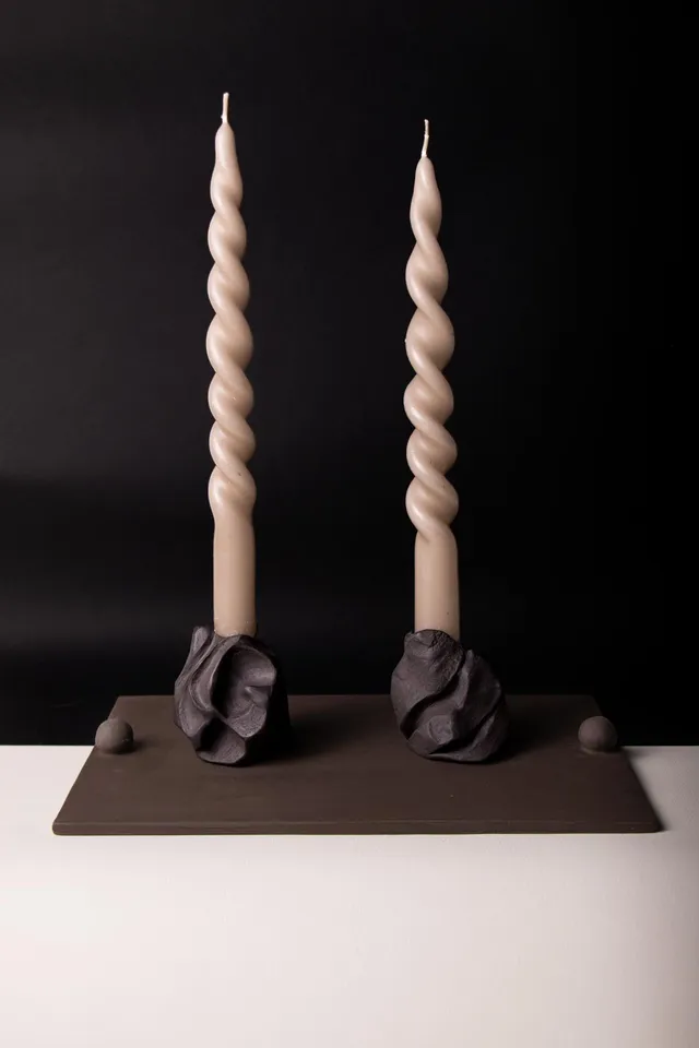 ClaireLune Limen portacandele ceramica set 1 pezzo