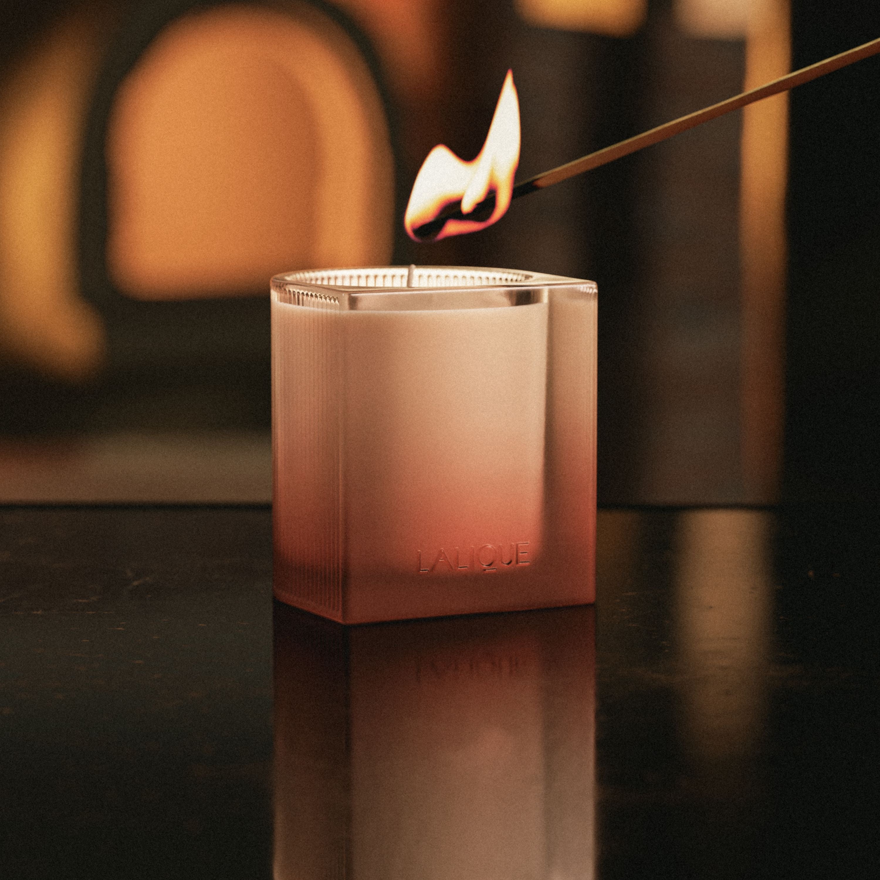 Lalique La Verrerie Candela Profumata Ambrata 220 g