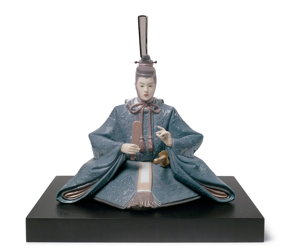 Lladró Sculture Hina Dolls Imperatore figura porcellana