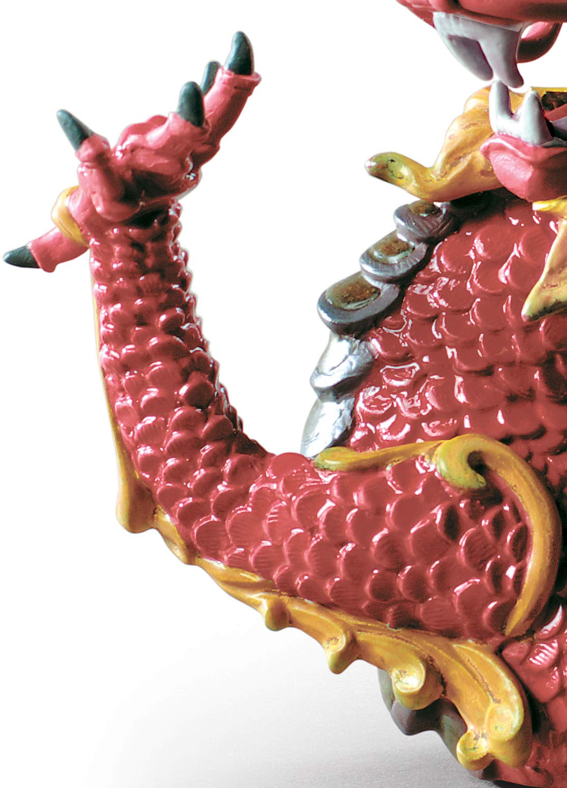 Lladró Alta Porcellana Dragone scultura drago porcellana
