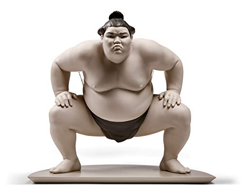 Lladró Sumo scultura in porcellana figura sport