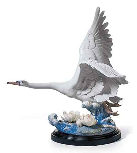Lladró Alta Porcellana Gran Cisne scultura cigno limitata