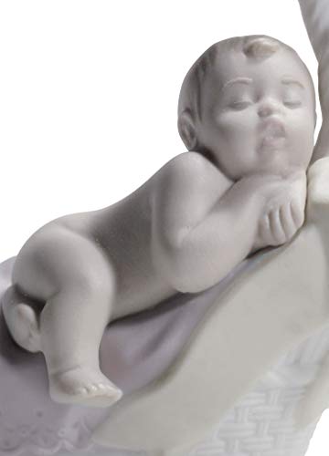 Lladró Neonata figurina bambino porcellana fatta a mano
