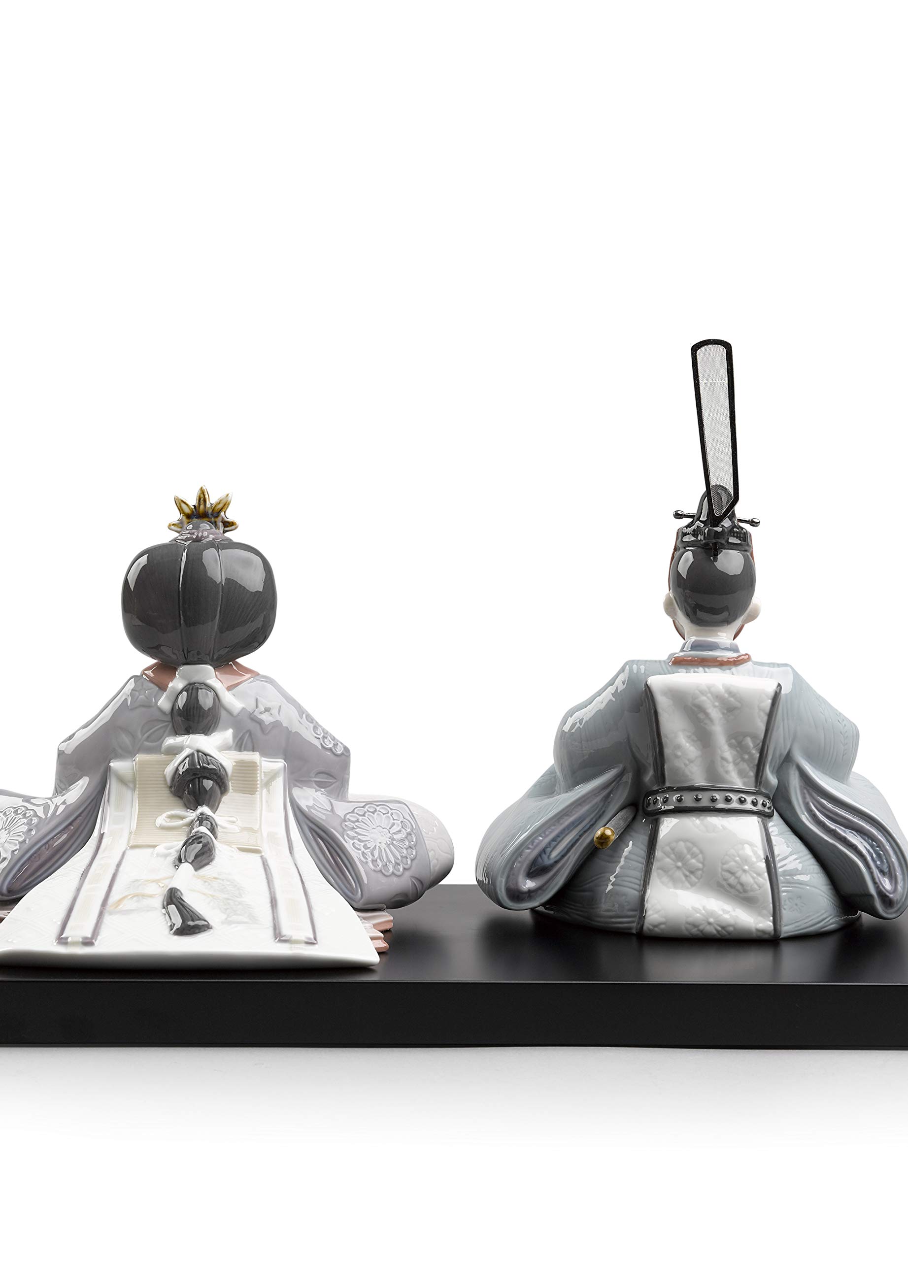 Lladró Hinamatsuri Dolls figurina porcellana bambole giapponesi