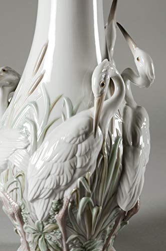 Lladró Accessori Decorativi Garzas Reales vaso porcellana Buccaro