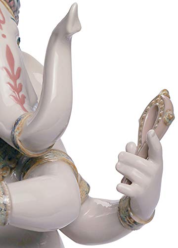 Lladró Ganesha Danzante figurina porcellana fatta a mano