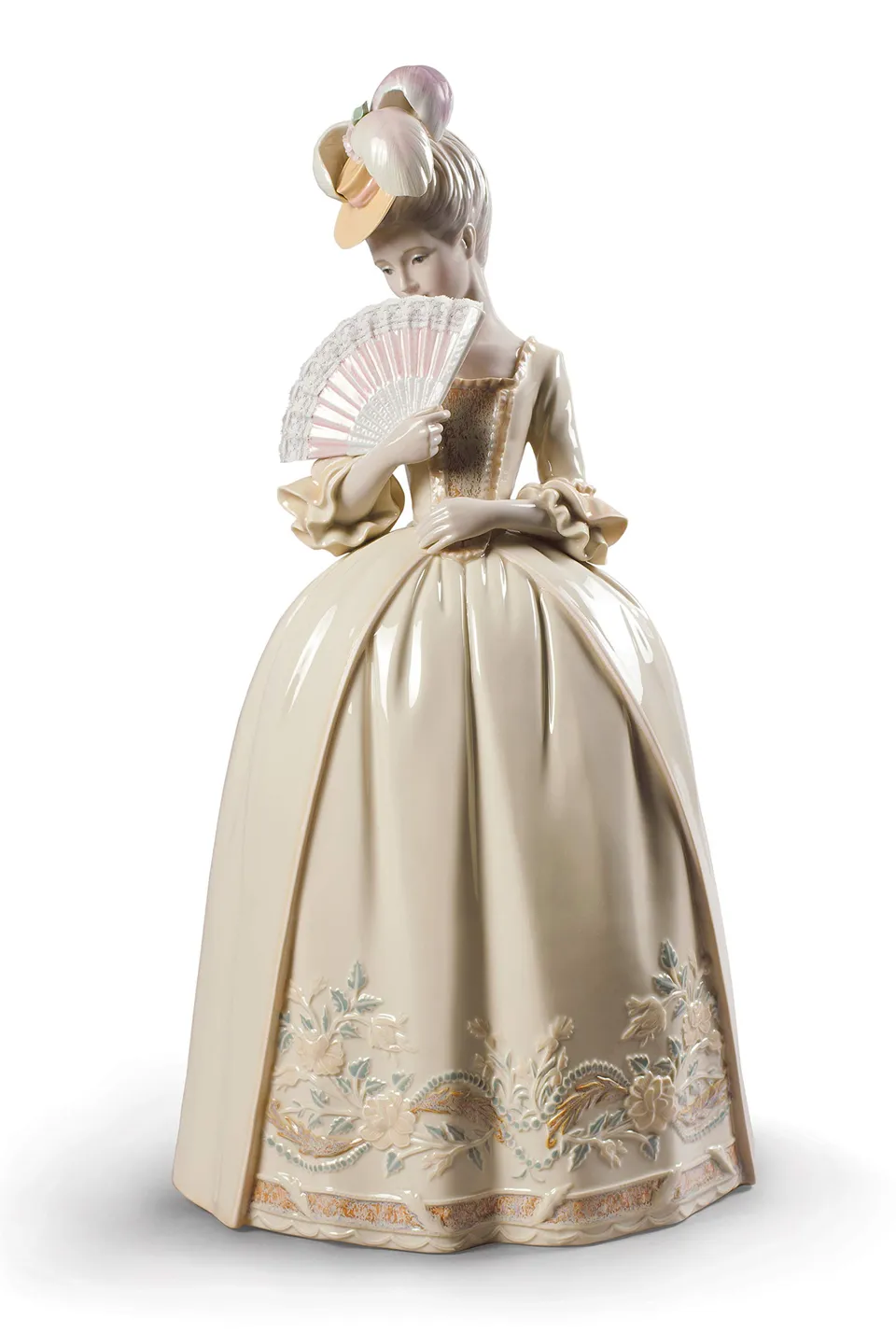 Lladró Sculture Donna Baci scultura beige 63 cm