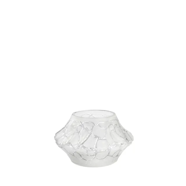 René Lalique Caldera Piccolo Vaso Votive Cristallo Taglia S