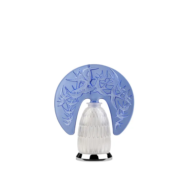 René Lalique Swallows lampada cristallo taglia unica blu