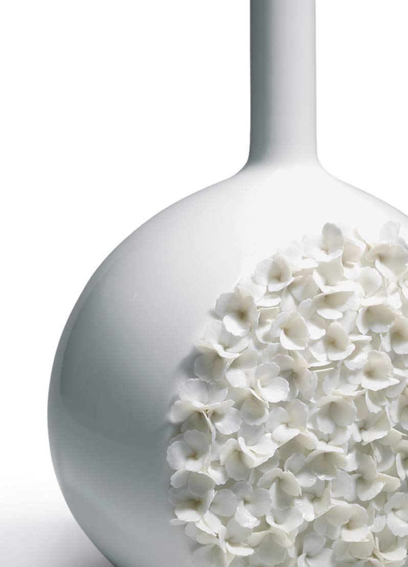 Lladró Canvas Arazzo di Fiori Vaso Porcellana