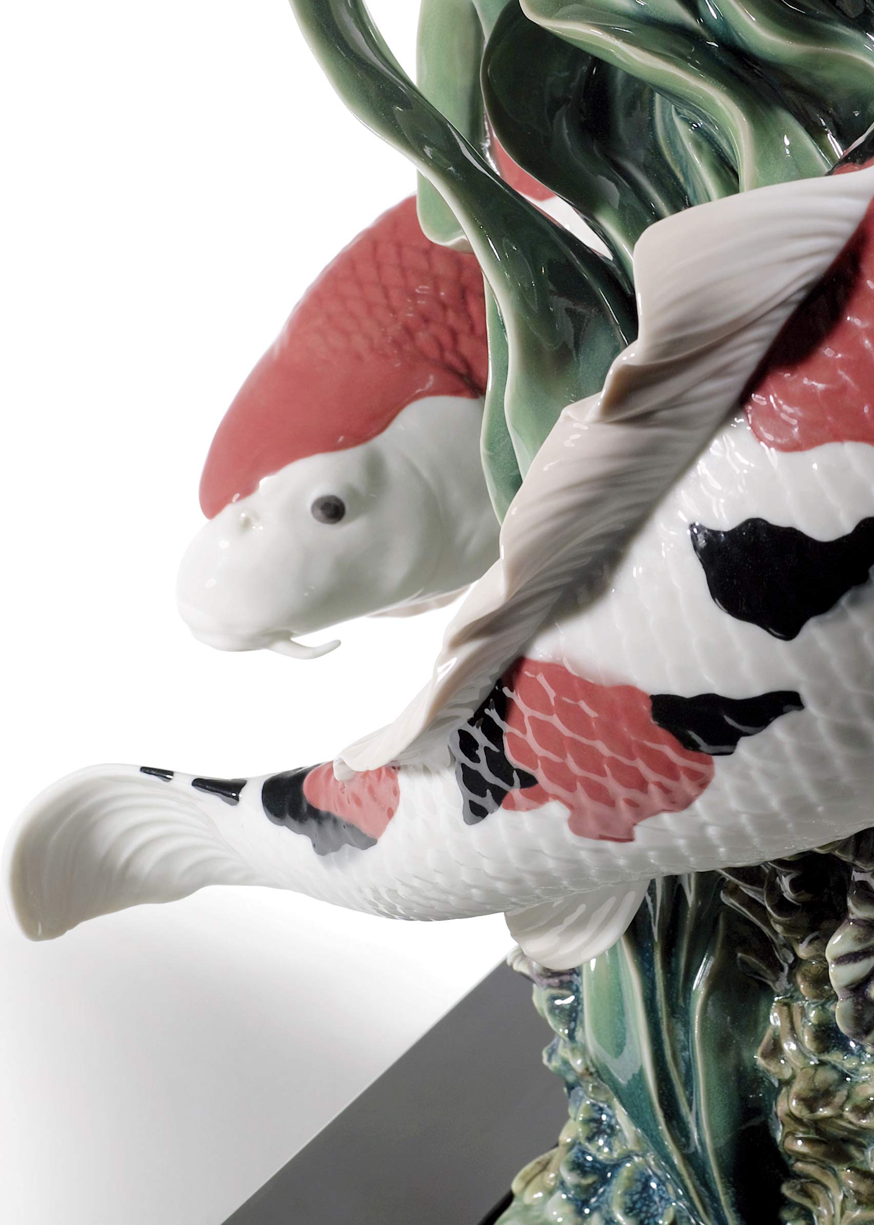Lladró Carpe Koi Scultura Porcellana Edizione Limitata