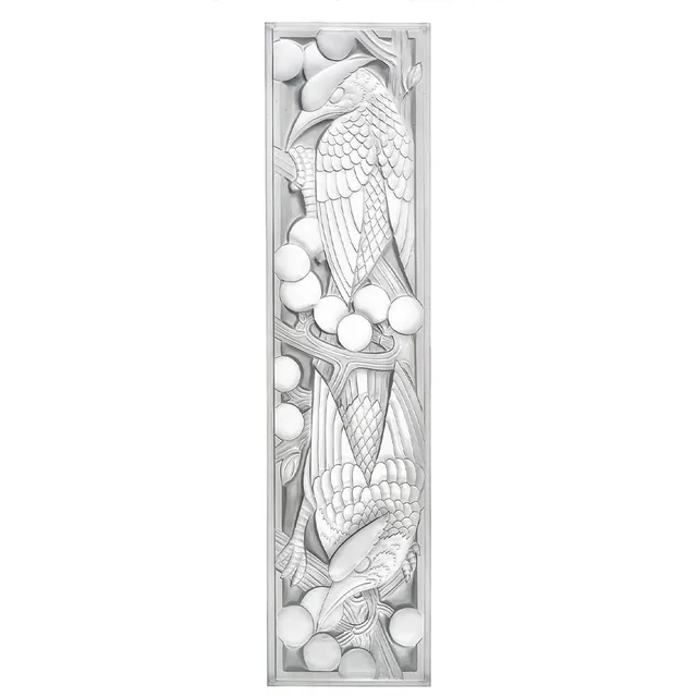 Lalique Merles et Raisins pannello decorativo XXL cristallo