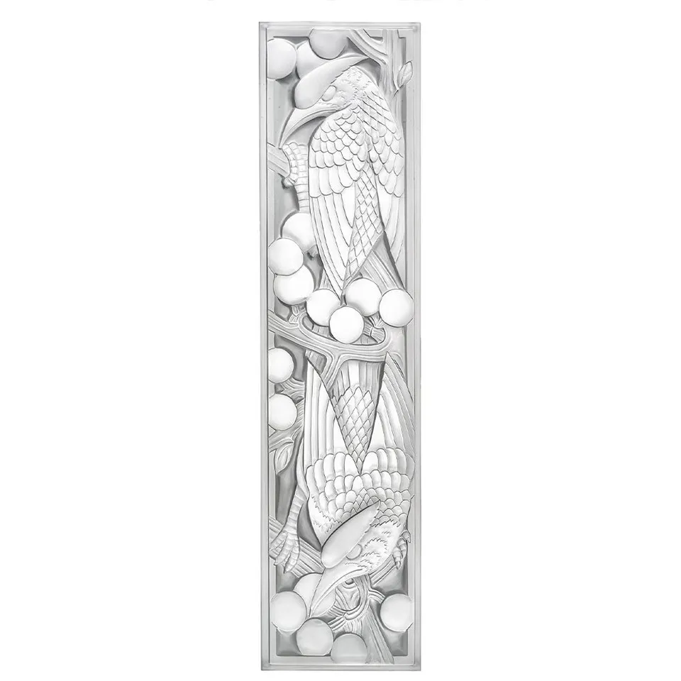 Lalique Merles et Raisins pannello decorativo XXL cristallo