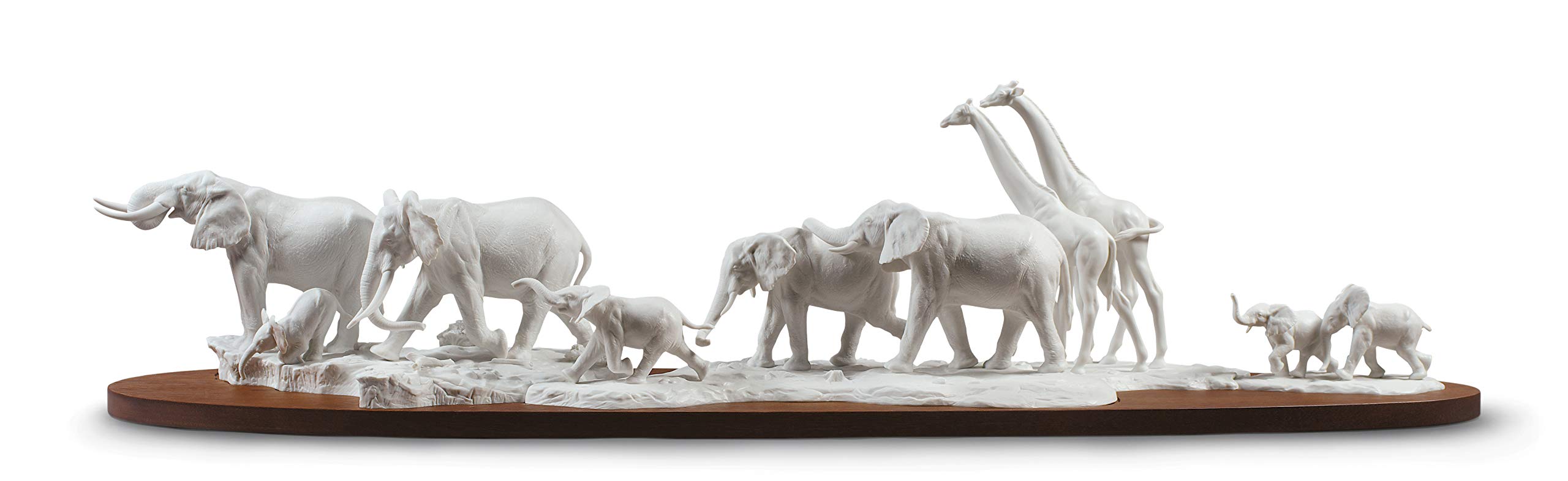Lladró Alta Porcellana Savana Africana scultura elefante porcellana