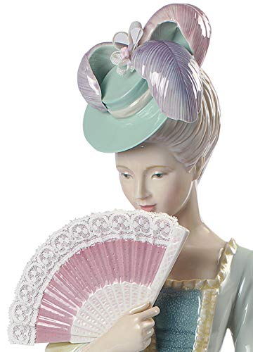 Lladró Sculture Baci statua donna azzurro porcellana