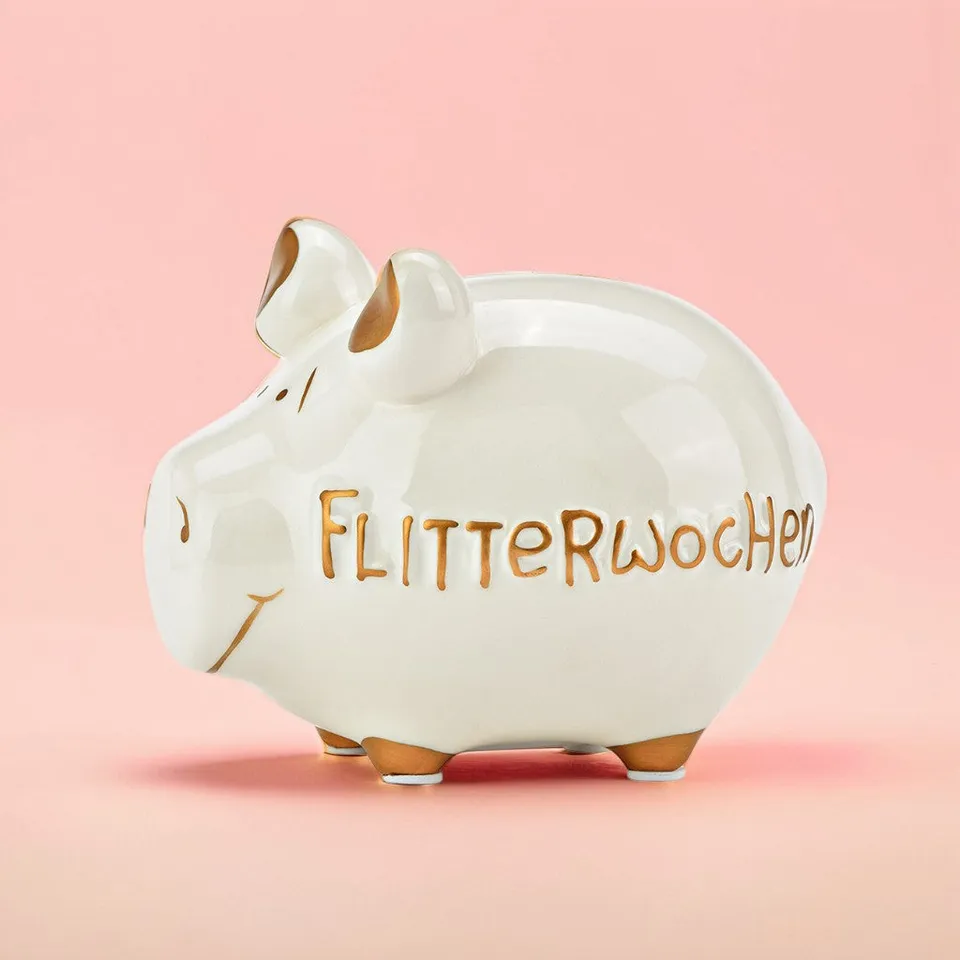 Sparschwein Company Flitterwochen salvadanaio piccolo sposi