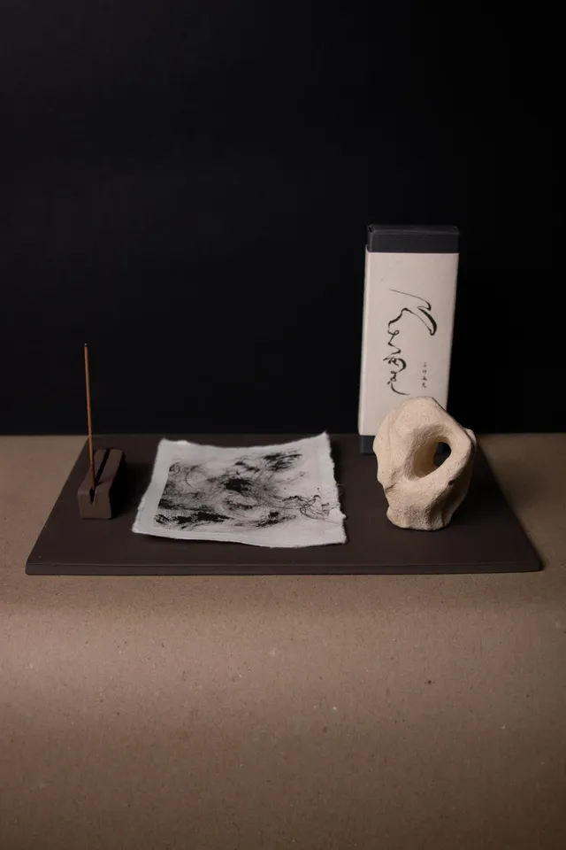 ClaireLune Limen Untitled III ritual kit gres incenso