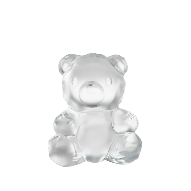 Lalique Teddy Air Scultura Orsetto Cristallo Incolore L
