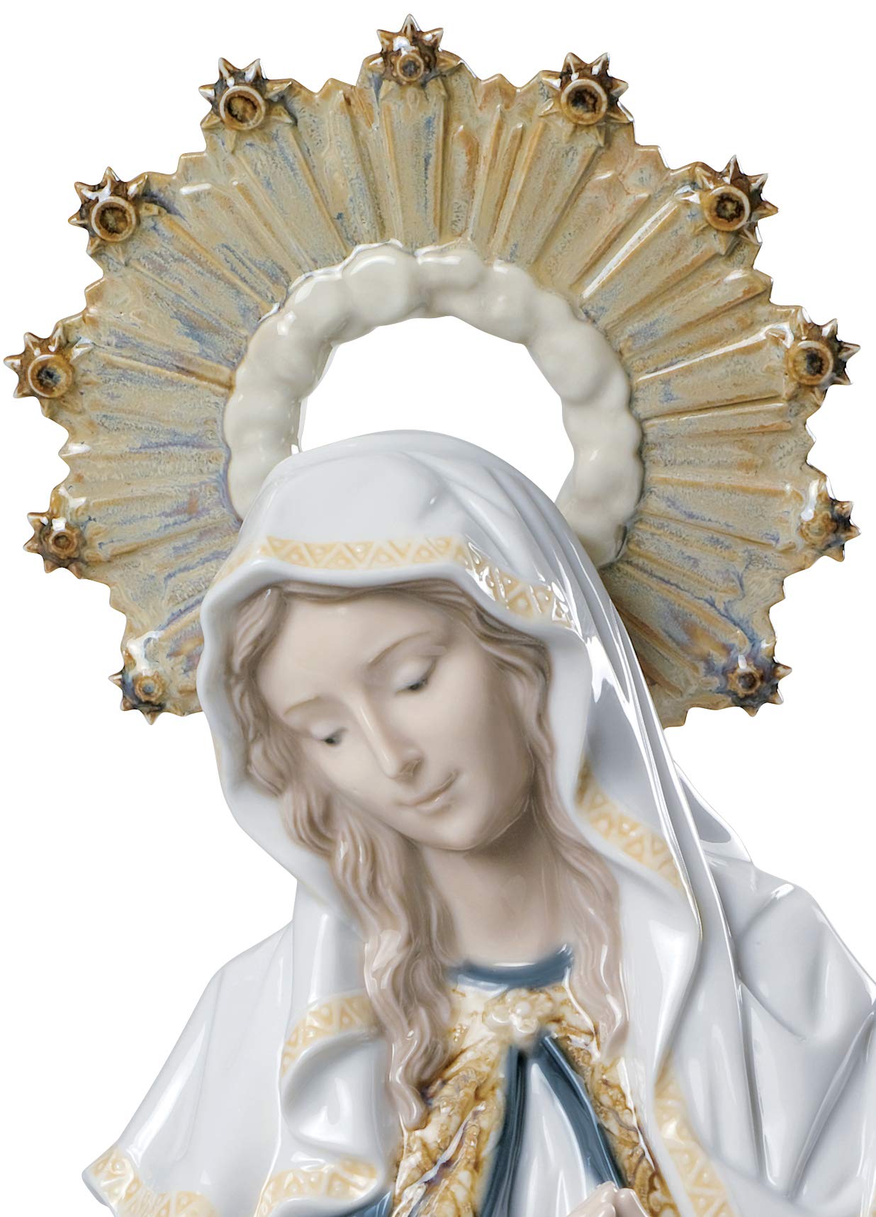 Lladró Sculture Madonna Divina Provvidenza figurina porcellana
