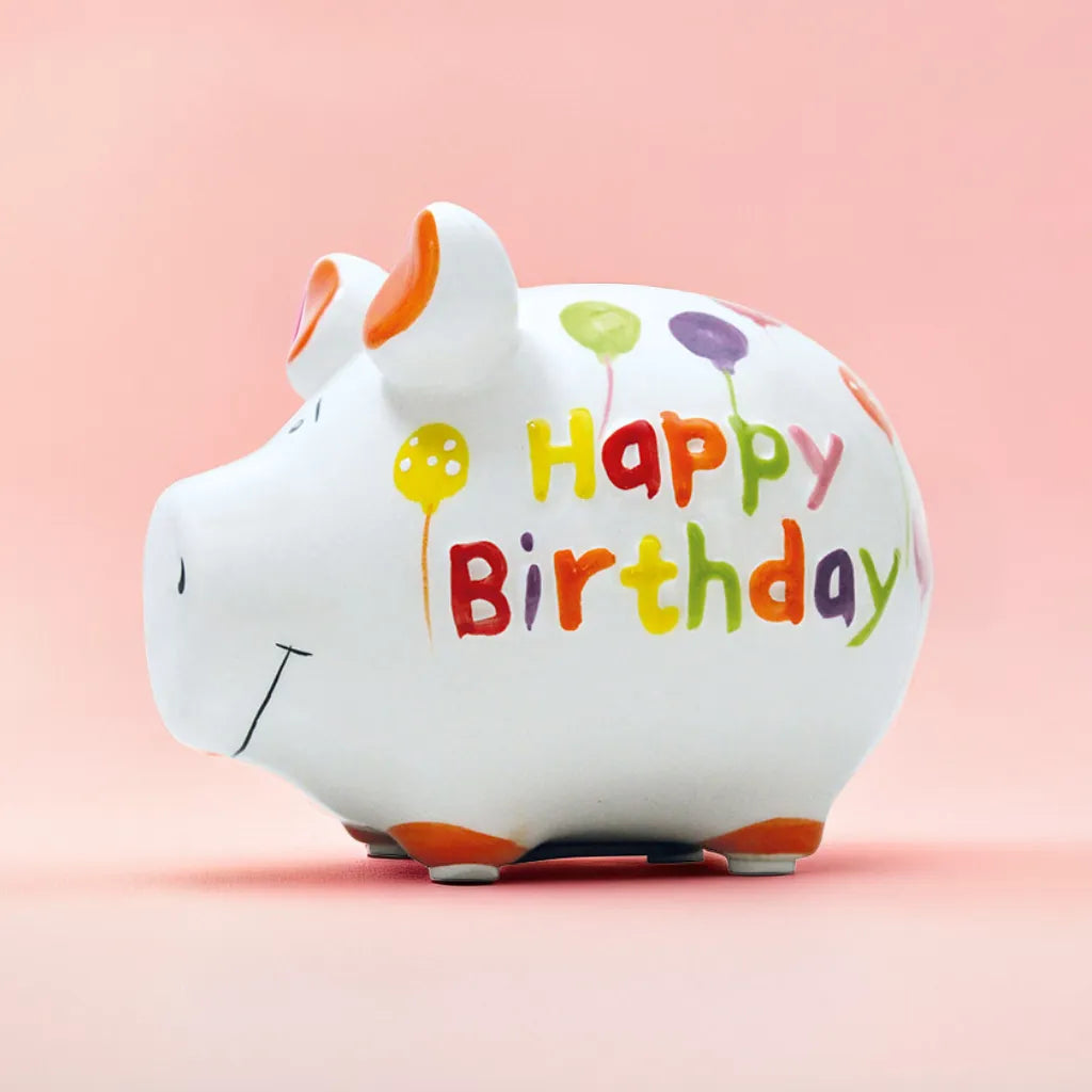 Sparschwein Kleinschweine Birthday salvadanaio piccolo ceramica