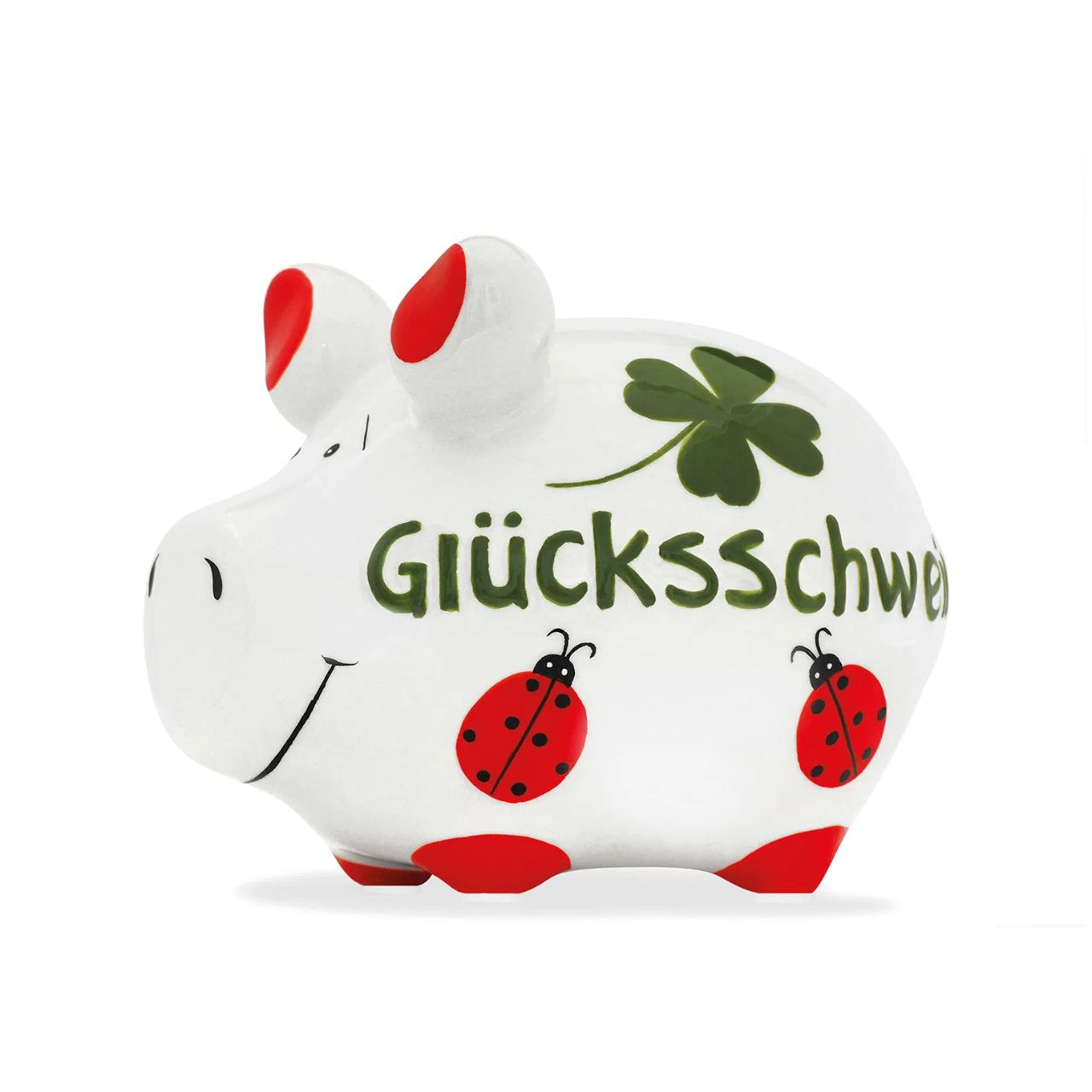 Sparschwein Kleinschweine Glücksschwein salvadanaio piccolo rosso