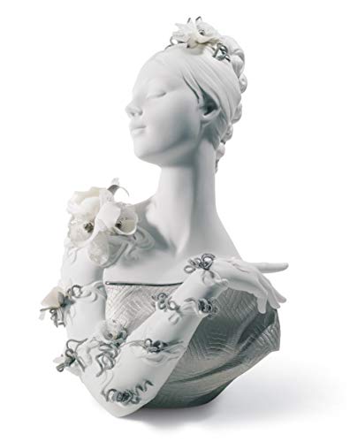 Lladró My Fair Lady Busto Scultura Porcellana Lustro Argento