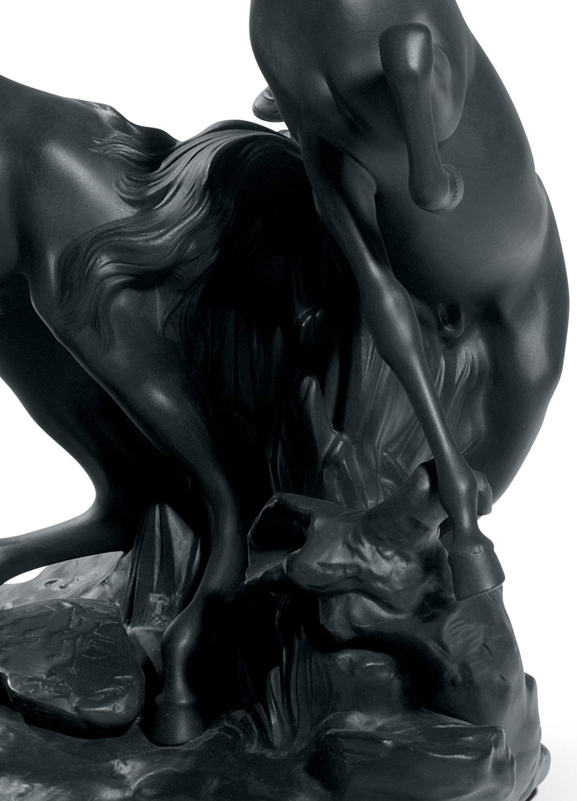 Lladró Alta Porcellana Gruppo Cavalli scultura edizione limitata