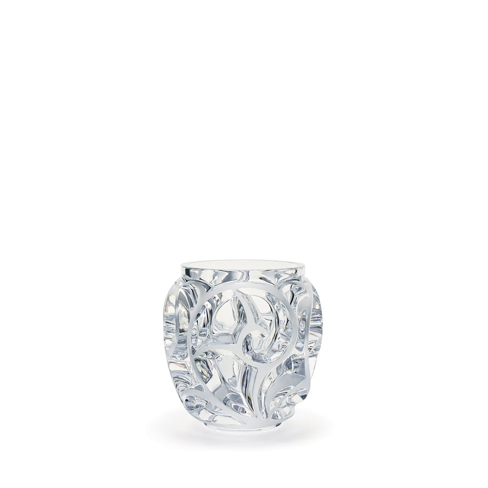 Lalique Tourbillons vaso vetro incolore taglia S motivo felce