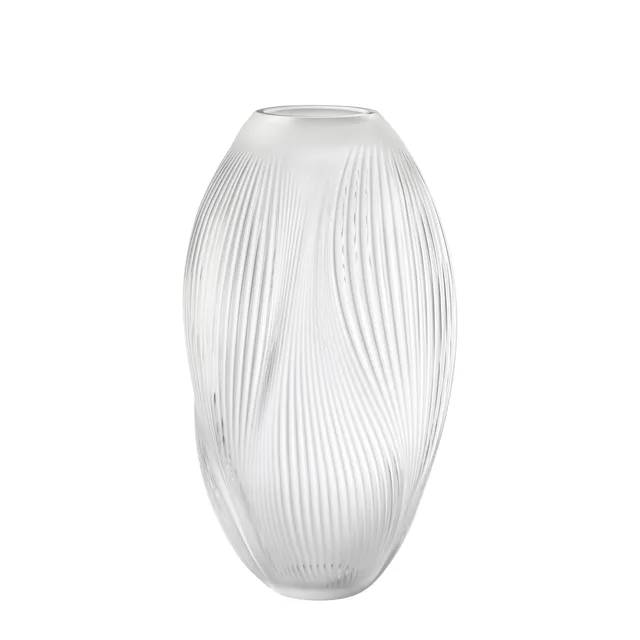 René Lalique Alizé vaso XXL in cristallo incolore