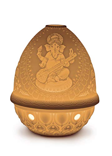 Lladró Accessori Decorativi Ganesha con Veena Litofania Porcellana