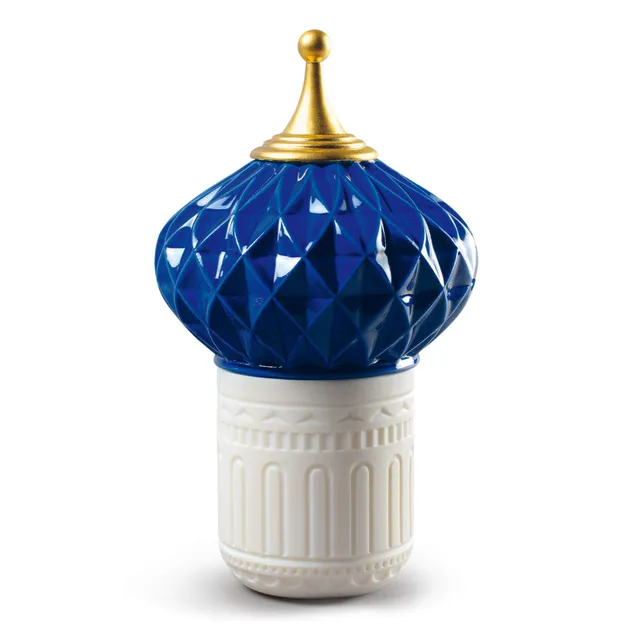 Lladró 1001 Lights Pinnacolo Azzurro candela Unbreakable Spirit