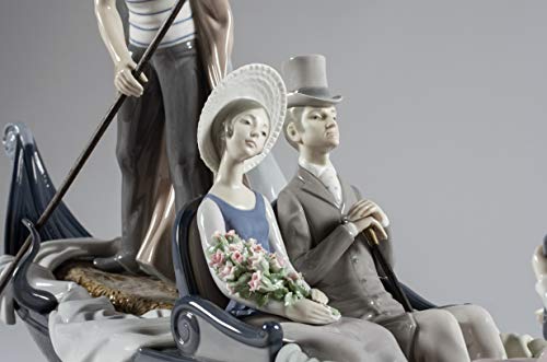 Lladró Alta Porcellana Coppia Gondola scultura numerata