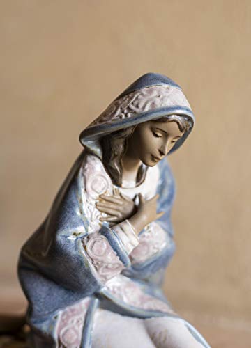 Lladró Sculture Natività Maria figurina gres opaco