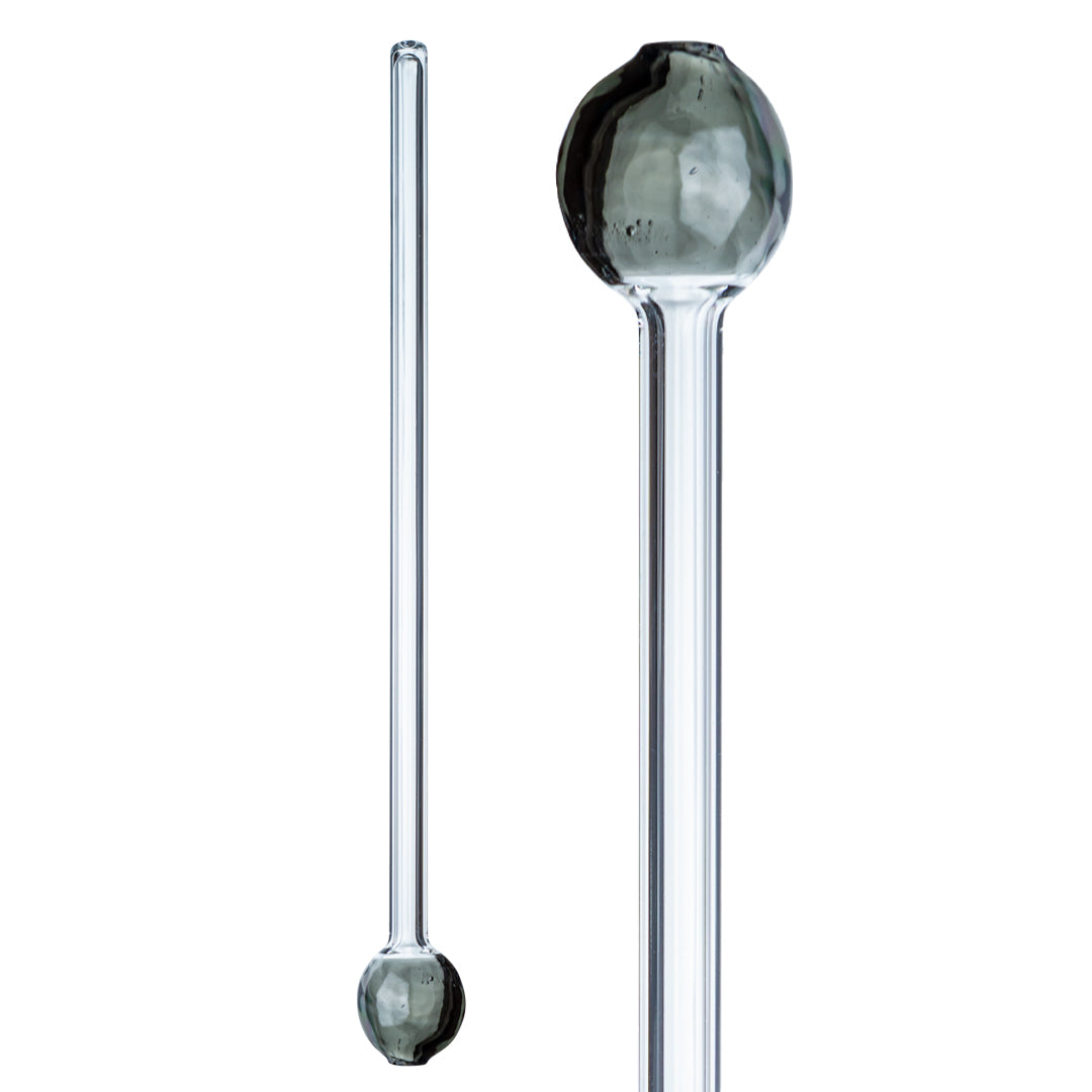 Vaporetto Functional cannuccia vetro Murano set 2 pezzi rossa