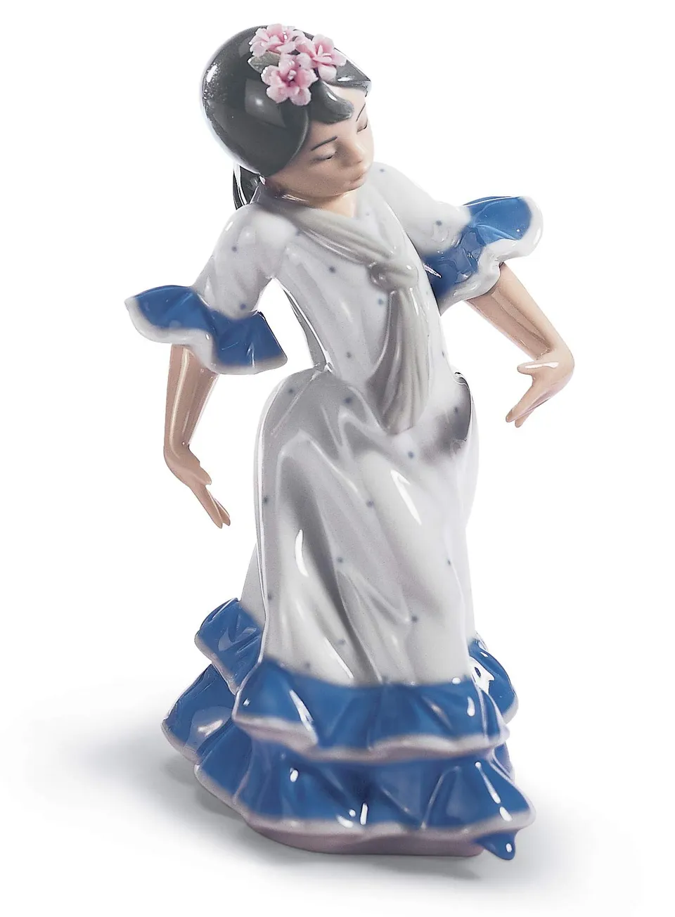 Lladró Sculture Ballerina Azzurra Figurina Porcellana