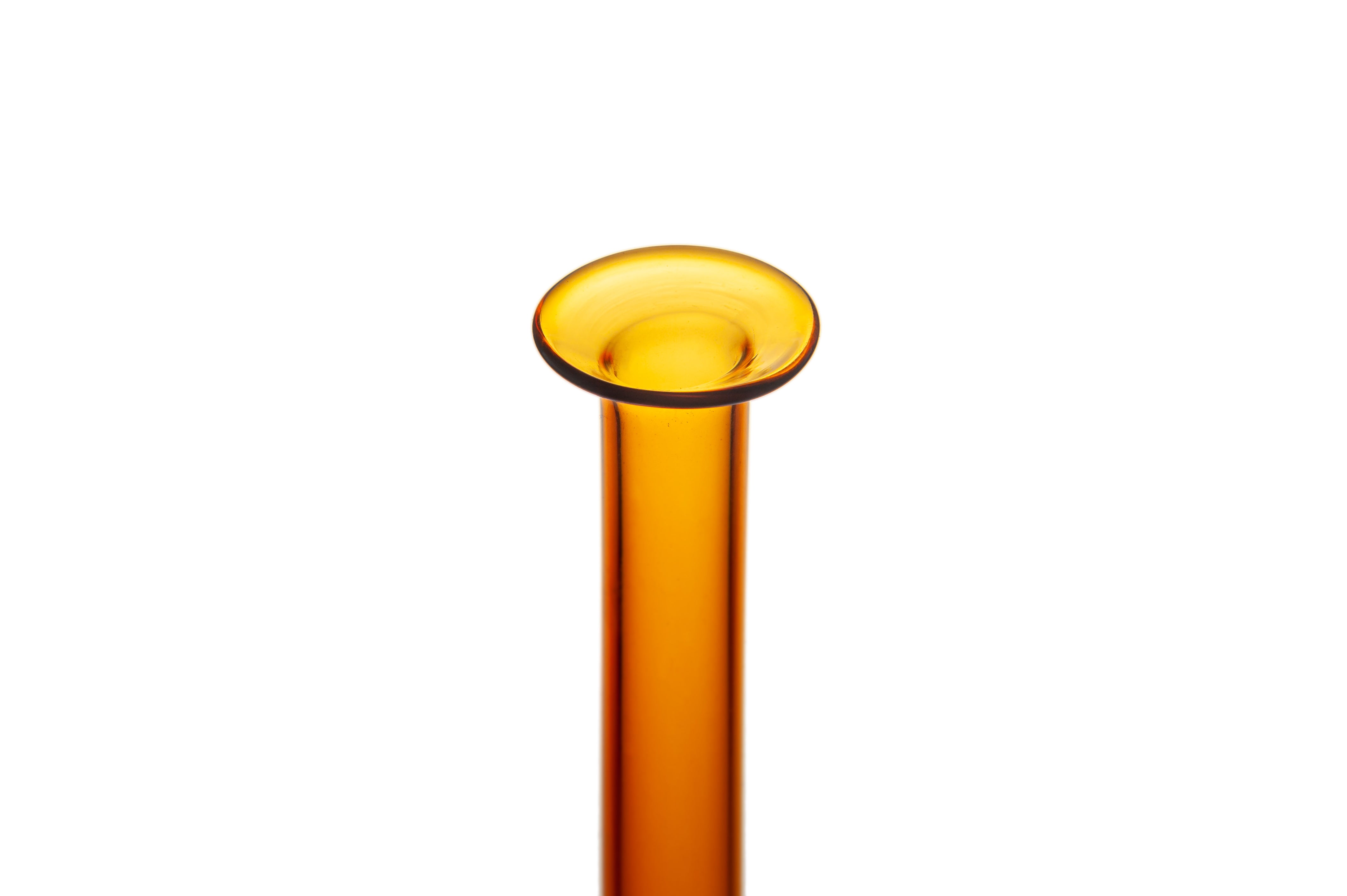 Vaporetto Diva vaso Murano vetro rigadin sfaccettato 30 cm