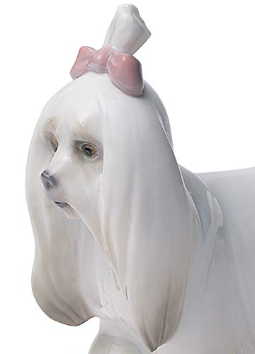 Lladró Sculture Cane Maltese statuetta porcellana animale